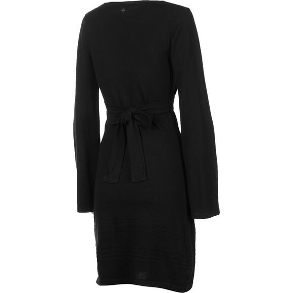 Prana Size XS Sydney Sweater Dress Long Sleeve Striped Tie Waist Lightweight - Picture 2 of 15